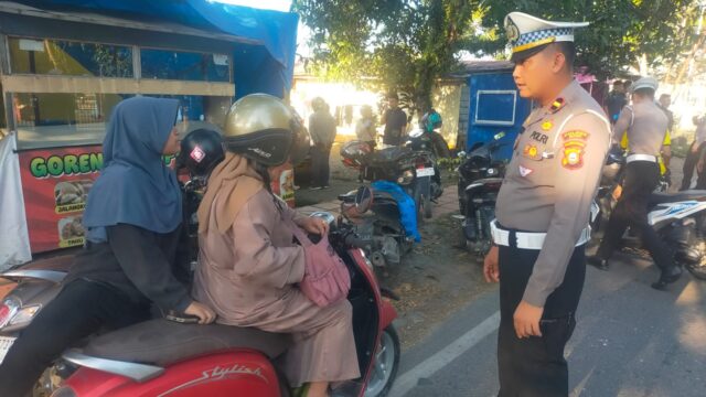 Ops Patuh Hari Ke-6, Satlantas Bone Tindak Tegas dan Tegur Pelanggar Lalu Lintas